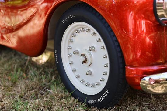 J40 pedal car part: tyres
