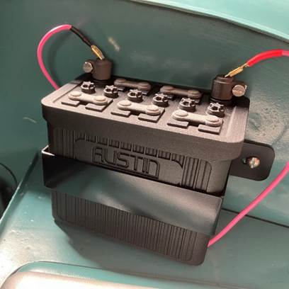 J40 pedal car part: battery box.